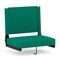Emma and Oliver 500 lb. Rated Lightweight Stadium Chair with Handle & Ultra-Padded Seat